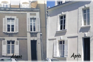 Rénovation d’une façade existante